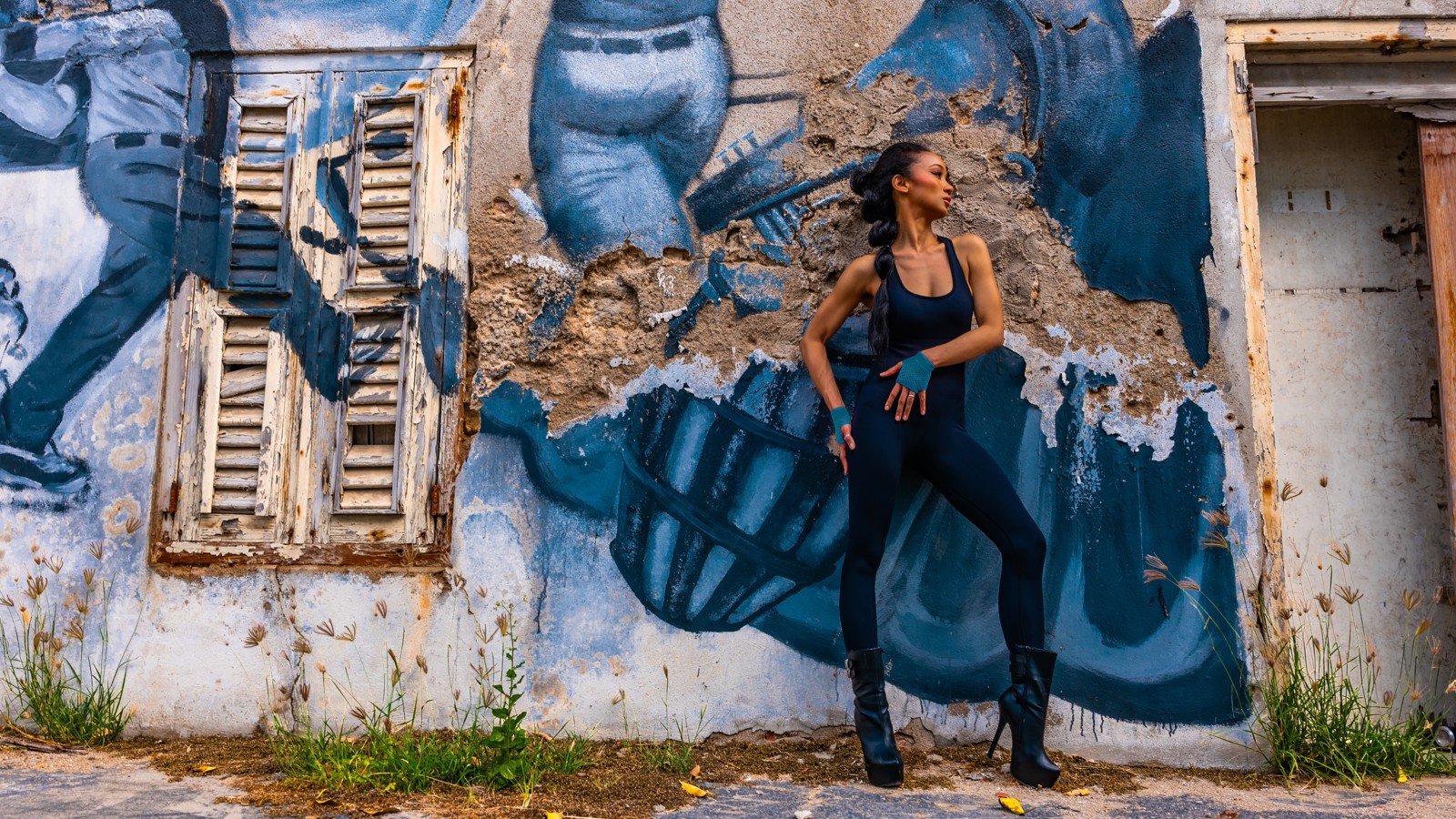 19. Mural on Crumbling Wall - Image 3