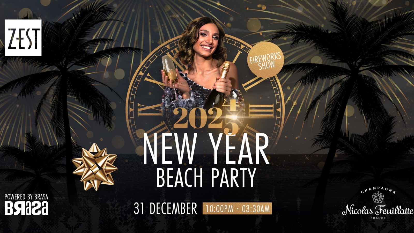 Zest 2025: NYE party at the beach - Image 1
