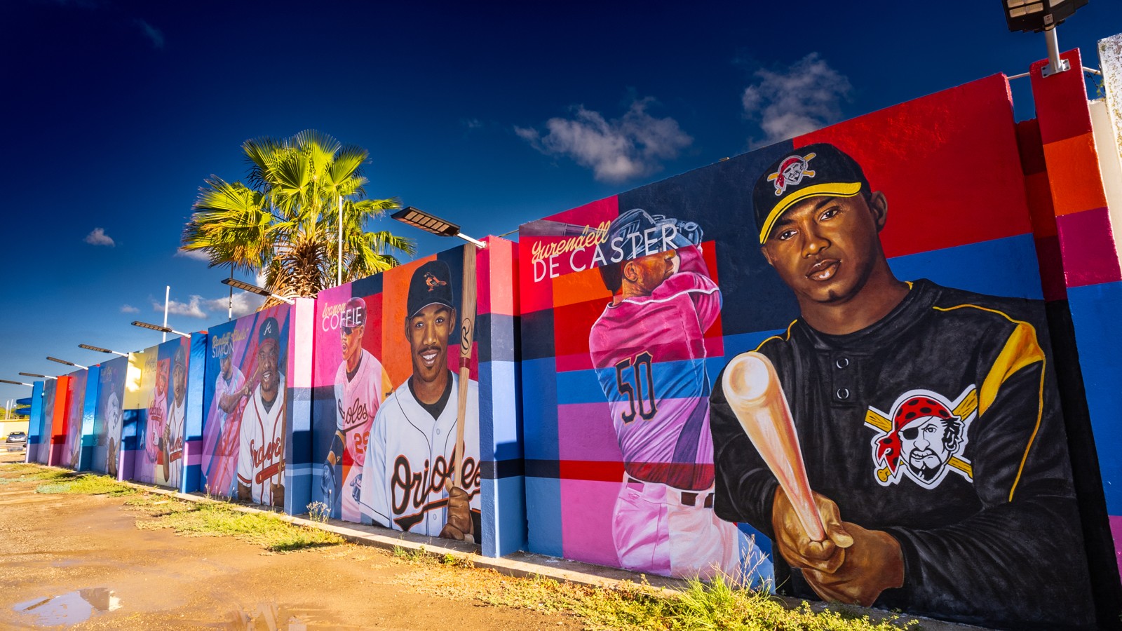 47. Curacao MLB Players Mural - Image 5
