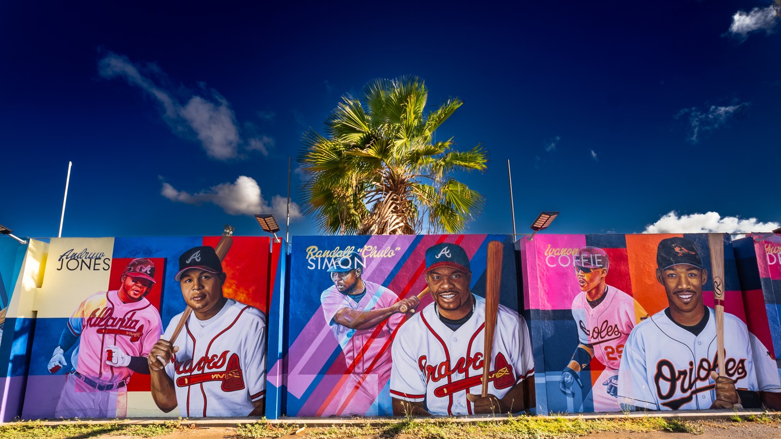 47. Curacao MLB Players Mural - Image 1