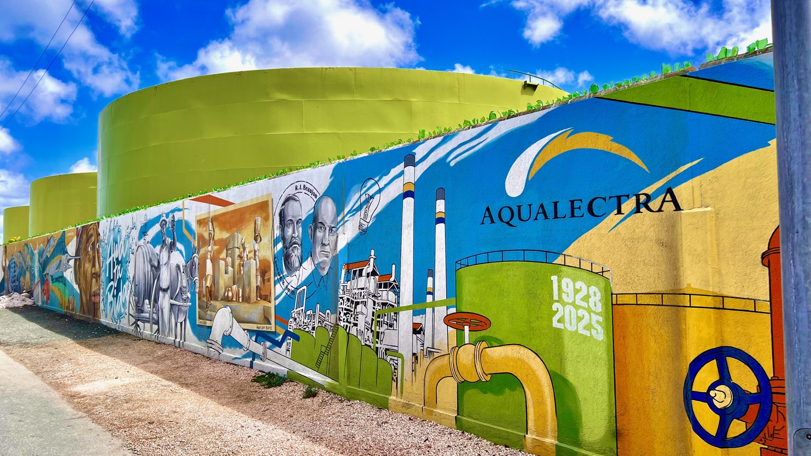 51. Aqualectra Colorful Mural - Image 1