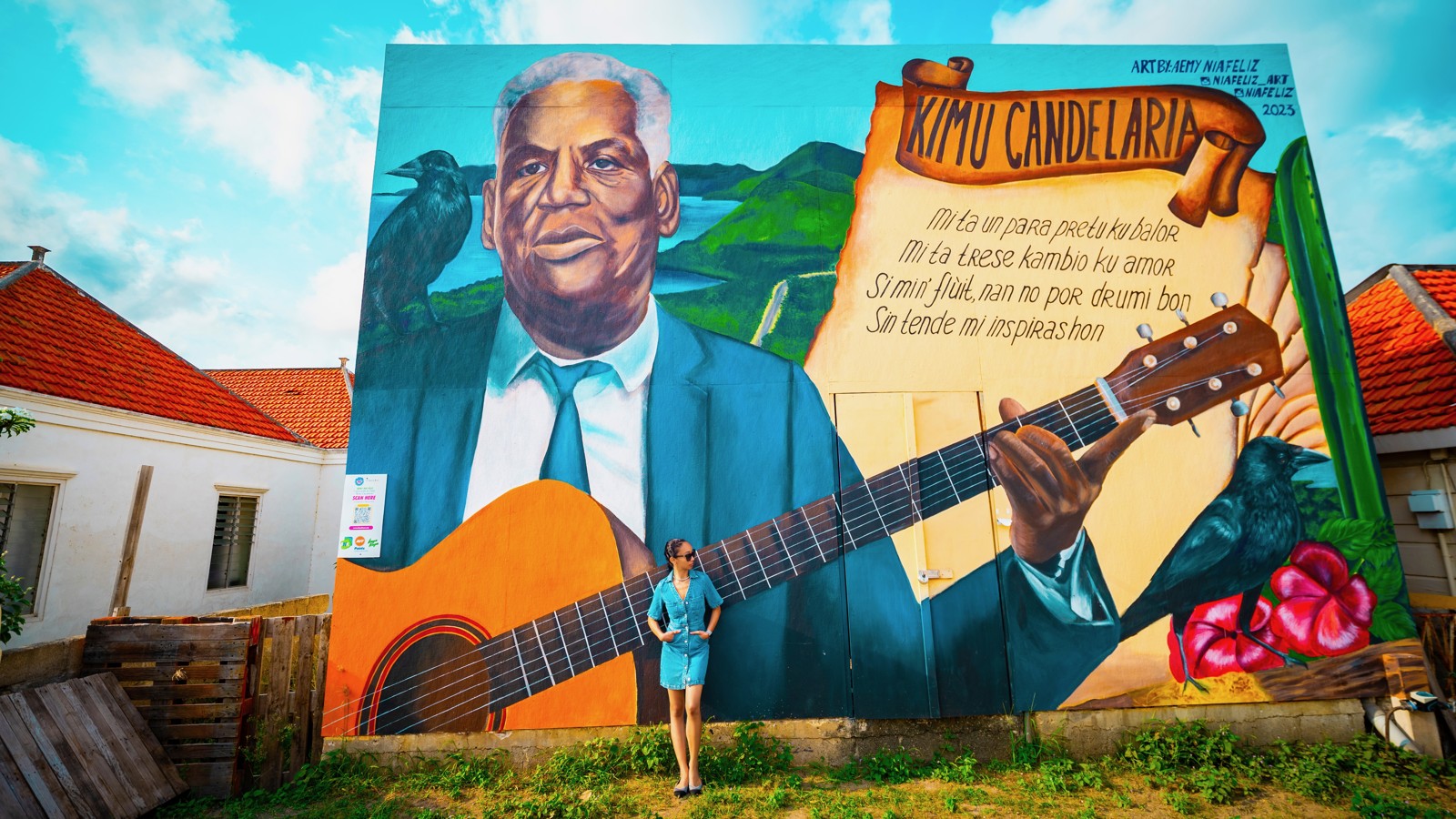 24. Mural of Musician Erquimidez ‘Kimu’ Candelaria - Image 1