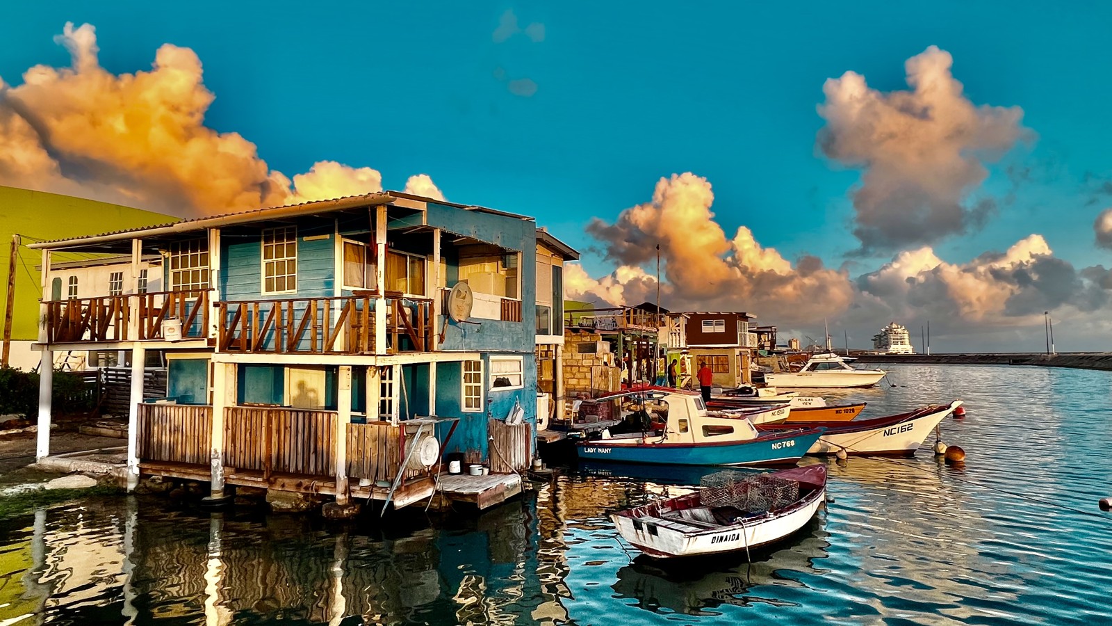 50. Wooden House on Water - Image 1
