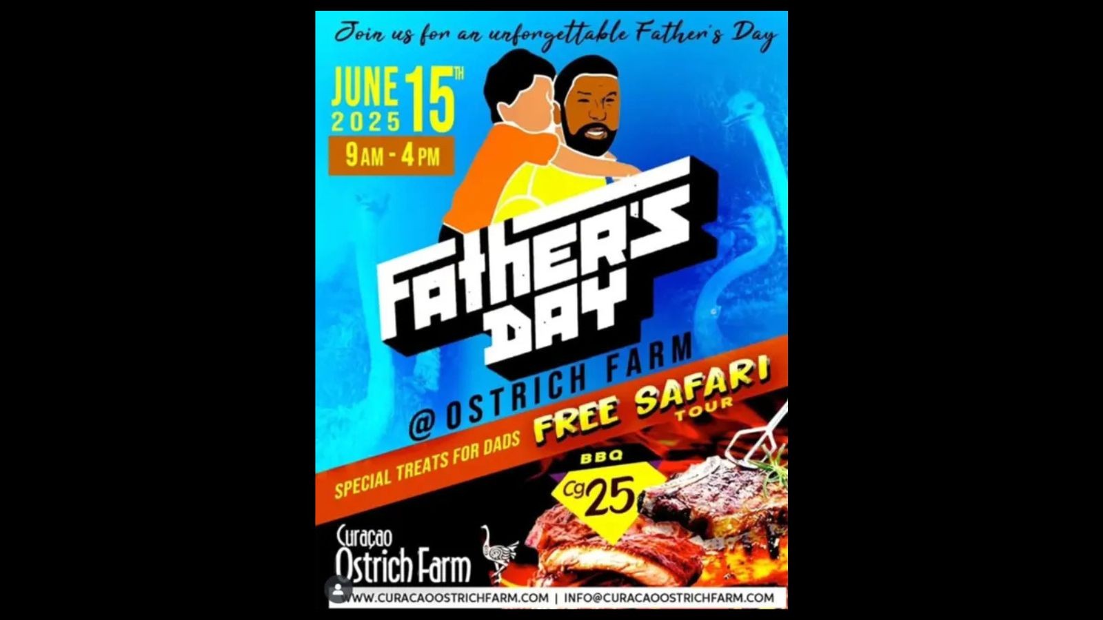 Father's Day at Ostrich Farm - Image 1