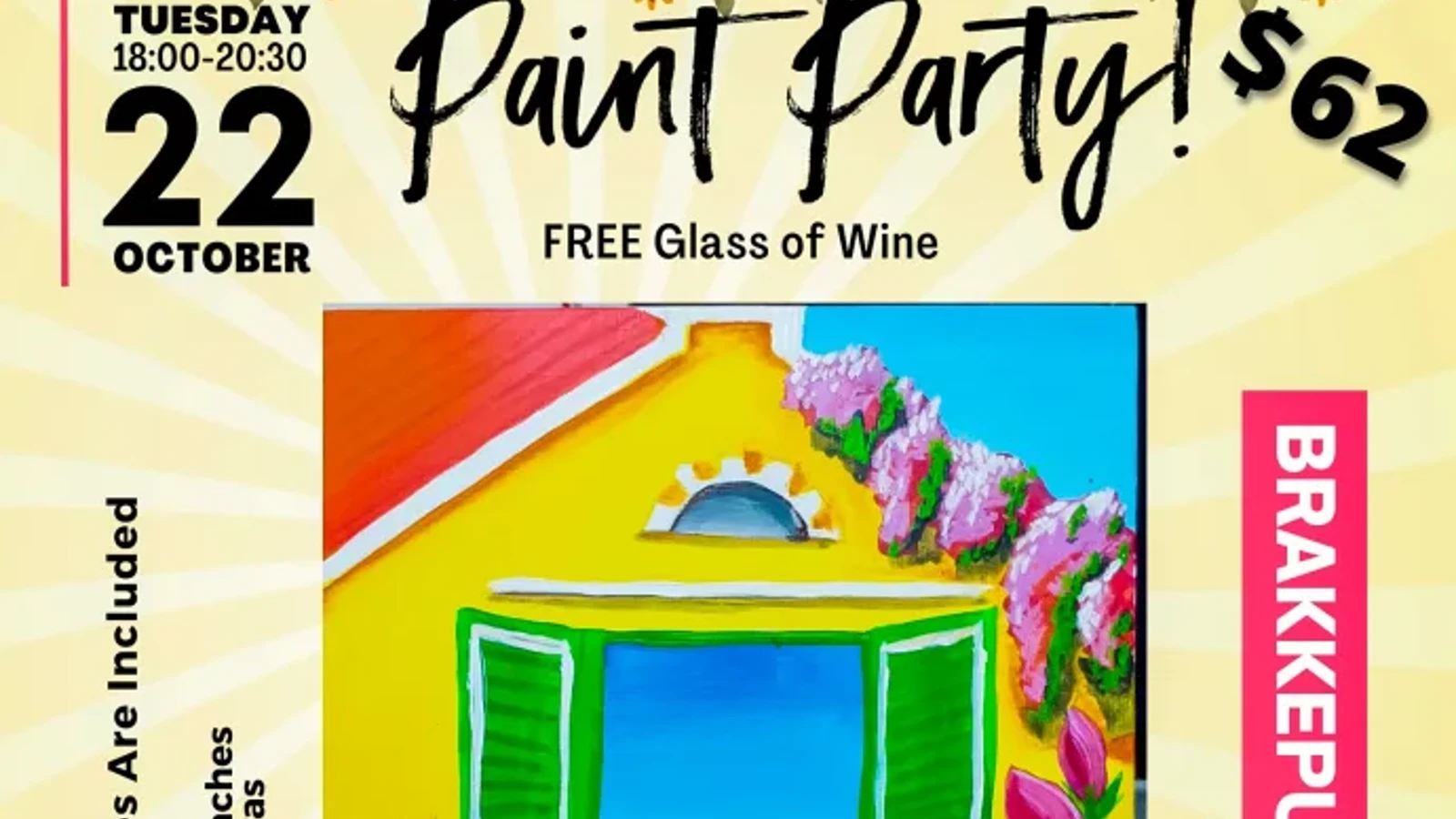 Paint & Sip Party - Image 1
