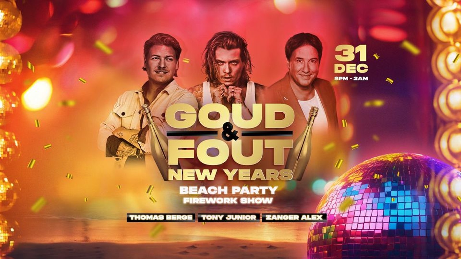 Goud & Fout New Year's Beach Party - Image 1