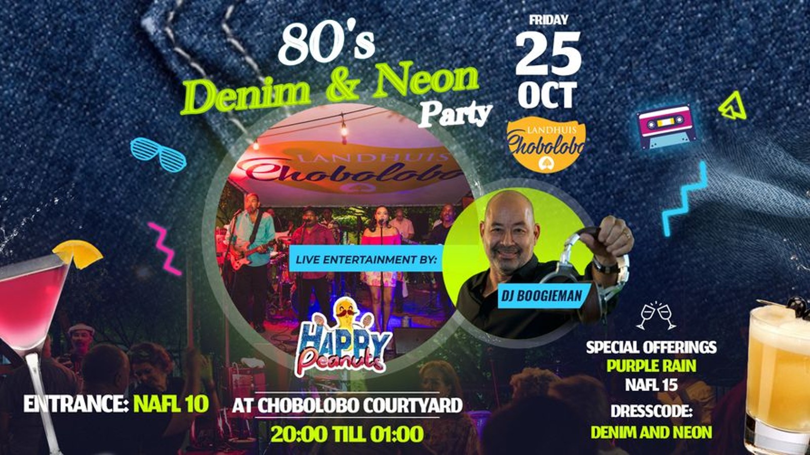 80's Denim & Neon party - Image 1