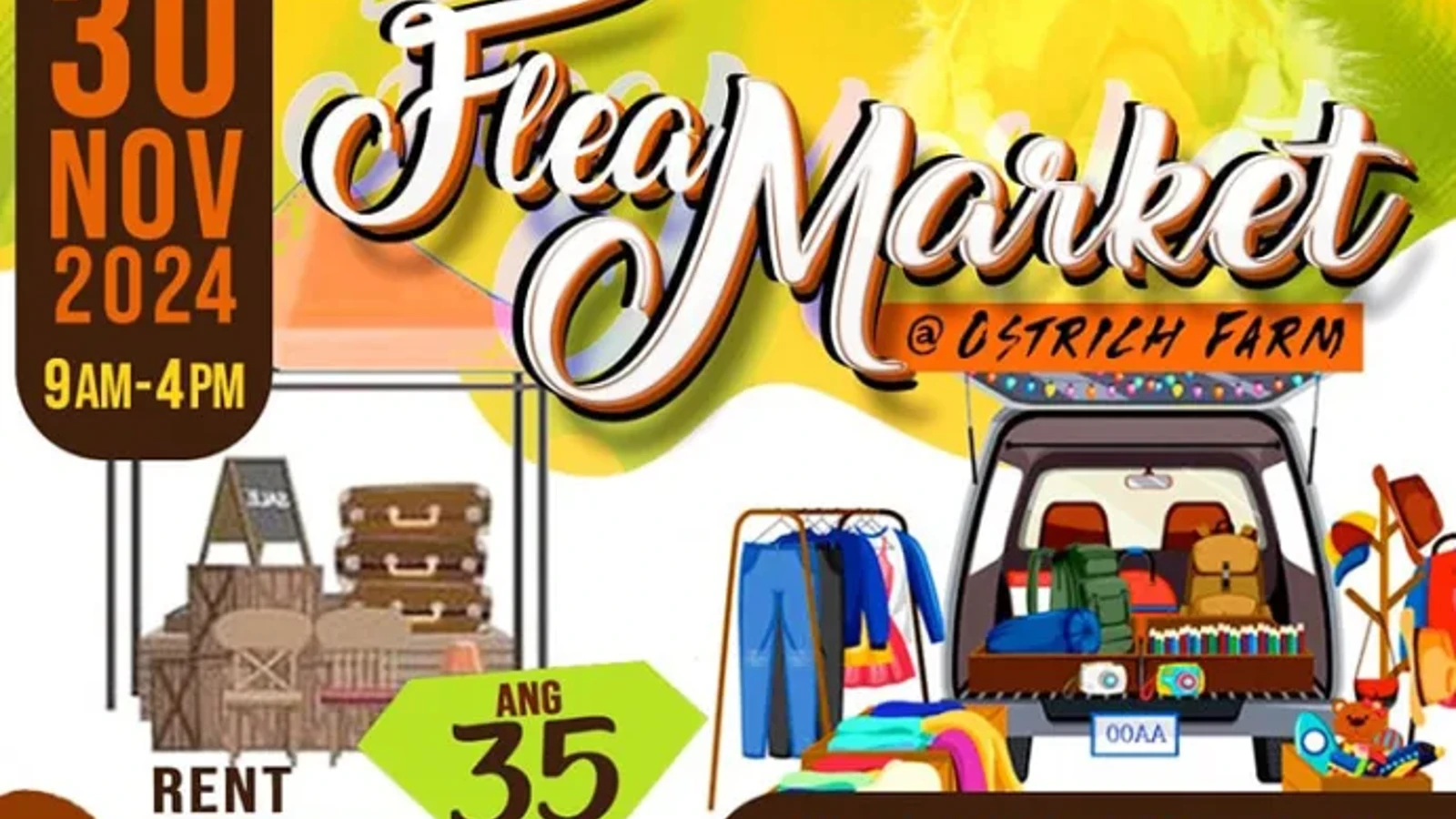 Flea Market at The Ostrich Farm - Image 1